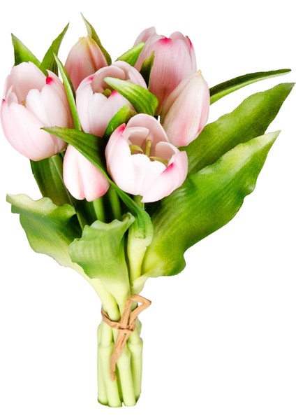 Yapay Lale Islak Dokulu Pembe 26 Cm. modelleri
