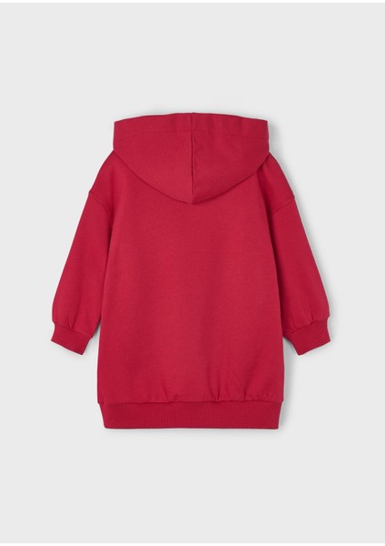 Kız Çocuk Kapşonlu Örme Elbise modelleri