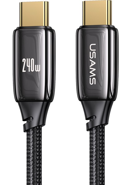 SJ581 240W Usb-C Şarj ve Veri Transfer Kablosu - 2m, 480MBPS, Pd3.1