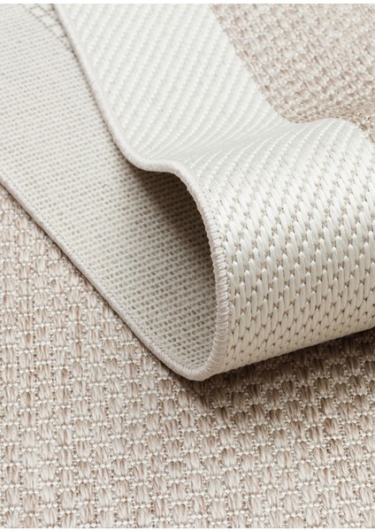 Eko Halı Mono Mno 05 Beige Cream Hav Toz Vermez Sisal Halı Kolay Temizlenen Hasır Dokulu Modern Halı