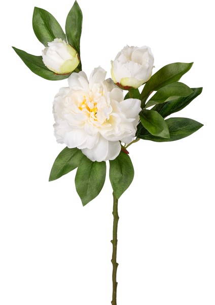 Yapay Şakayık Tomurcuklu Beyaz 63 cm