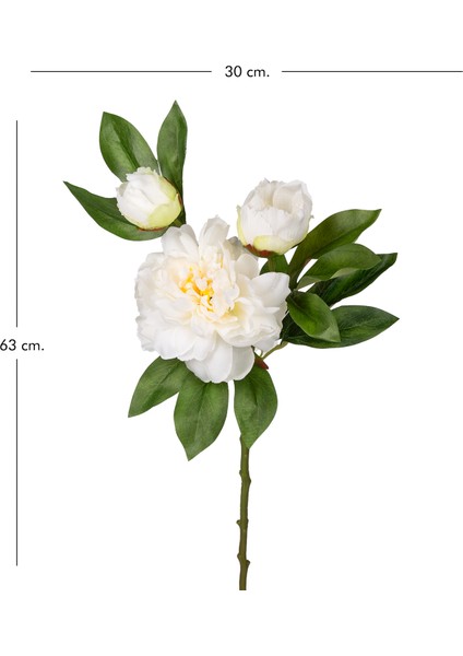 Yapay Şakayık Tomurcuklu Beyaz 63 cm modelleri