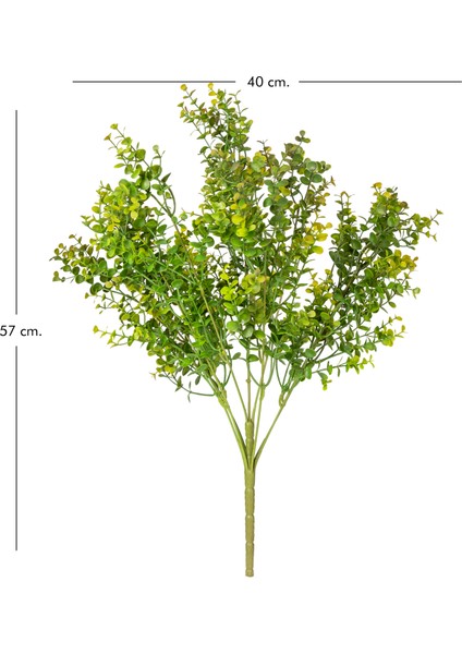 Yapay Bitki Okaliptus Demet Kızıl/yeşil 57 Cm. fırsatları