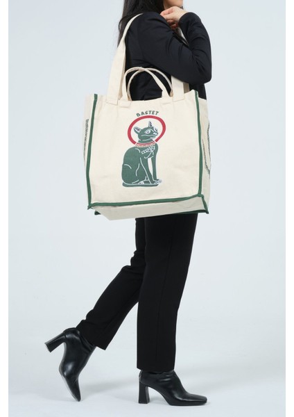 Renkli Nakış Işlemeli Pamuk Çok Cepli Kullanışlı Bez Çanta fiyatları