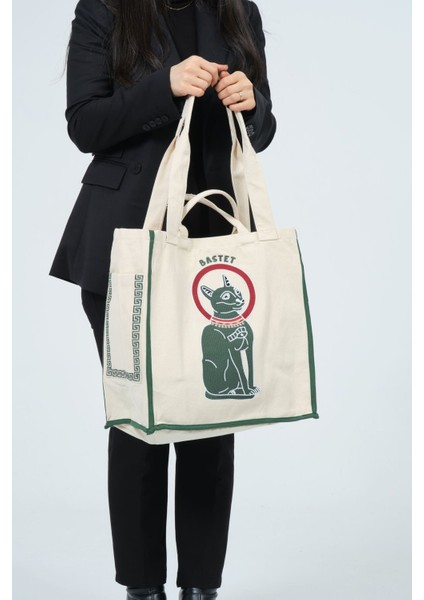 Renkli Nakış Işlemeli Pamuk Çok Cepli Kullanışlı Bez Çanta modelleri