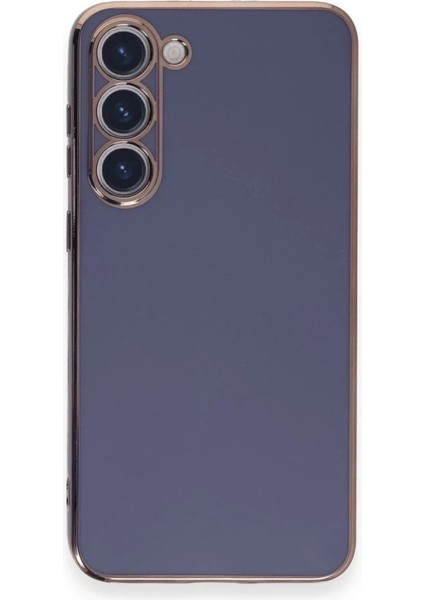 Samsung Galaxy S23 Plus Kılıf Volet Silikon - Mavi