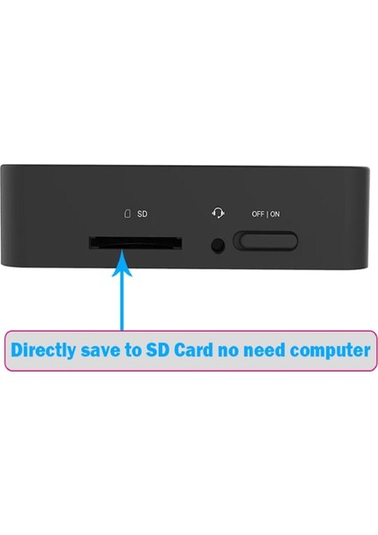 Ezcap 275SDI Full Hd 2K60 3.5 Inç Sdı/hdı Girişli Dahili Monitörlü Full Kaydedici HDMI Kayıt Cihazı fırsatları