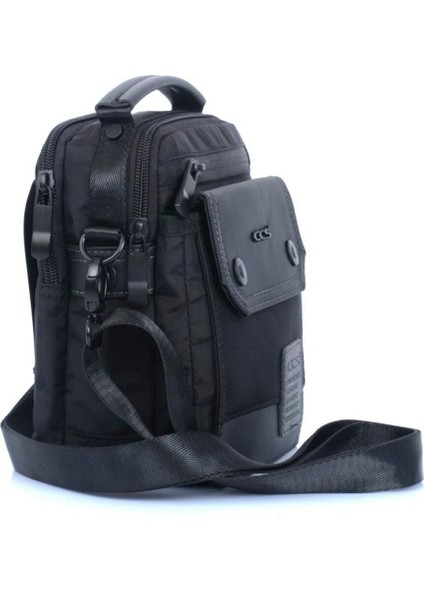 Şık ve Kullanışlı Unisex El Çantası, Siyah Renk, Rahat Taşıma Sağlar.