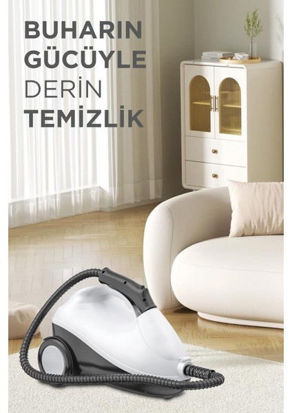 Tsc-01 Siyah Çok Fonksiyonlu Buharlı Temizleyici - Buharlı Temizlik Makinası modelleri