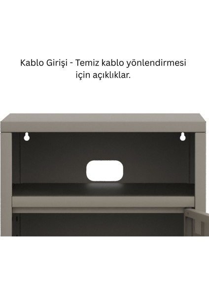 Pera Komodin Açık Raflı 41,5 x 40 x 64,50 cm - 9 Renk Seçeneği Bulunmaktadır