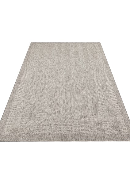 Eko Halı Mono Mno 02 Grey Hav Toz Vermez Sisal Halı Kolay Temizlenen Hasır Dokulu Modern Halı