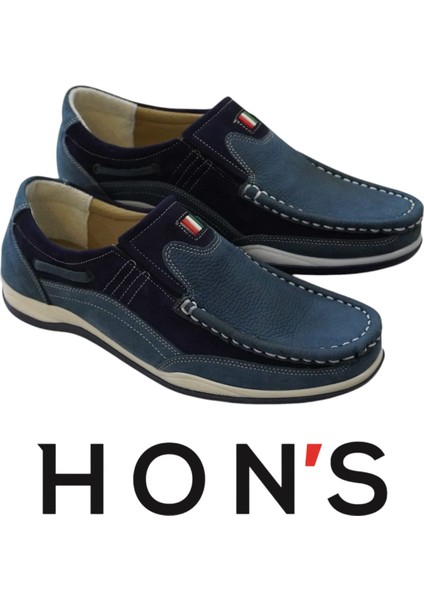 Erkek Günlük Ayakkabı –%100 Hakiki Nubuk Deri, Ortopedik Termo Taban, Rahat ve Şık Slip-On Model