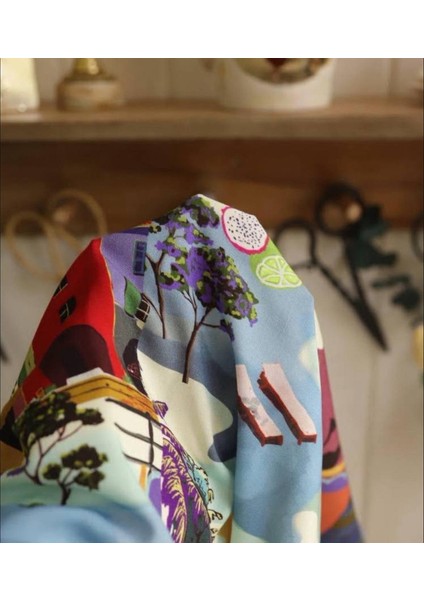 Pamuk Viskon Dökümlü Desenli Kumaş fiyatları