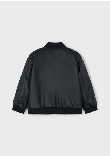 Erkek Çocuk Fermuarlı Deri Ceket modelleri