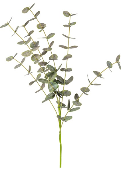 Yapay Okaliptus Dalı Gerçek Dokulu Yeşil 87 Cm.