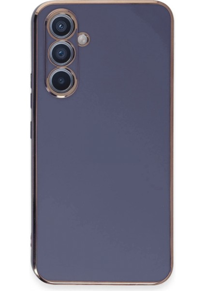 Samsung Galaxy A54 5g Kılıf Volet Silikon - Mavi