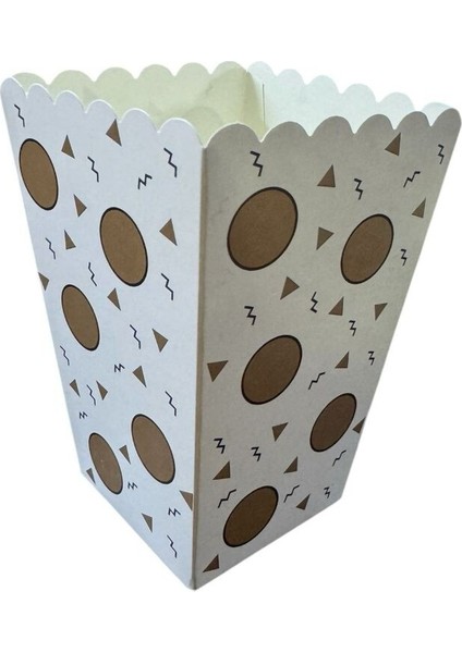 8'li Mısır Kutusu Kahverengi Benekli