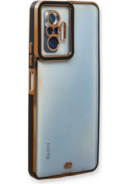 Xiaomi Redmi Note 10 Pro Kılıf Liva Lens Silikon - Siyah