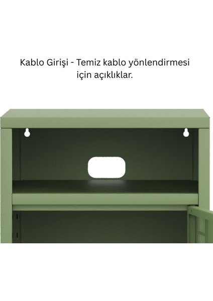 Pera Komodin Açık Raflı 41,5 x 40 x 64,50 cm - 9 Renk Seçeneği Bulunmaktadır