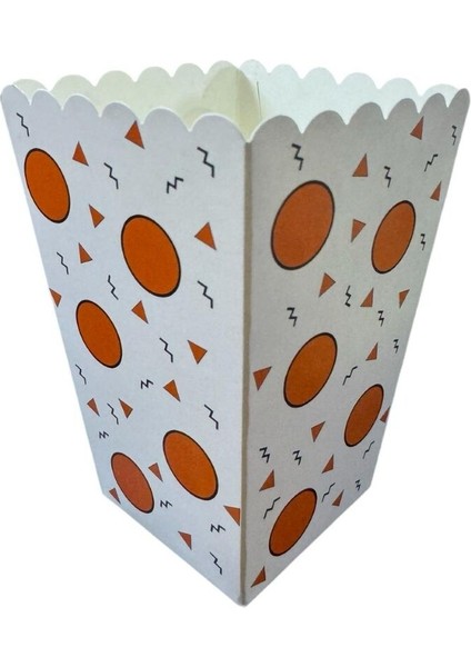 8'li Mısır Kutusu Turuncu Benekli