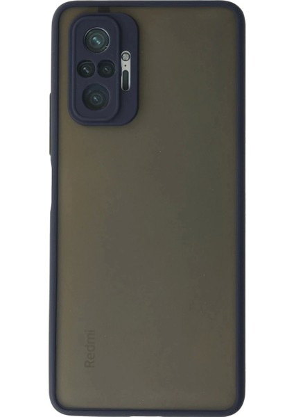 Xiaomi Redmi Note 10 Pro Kılıf Montreal Silikon Kapak - Lacivert