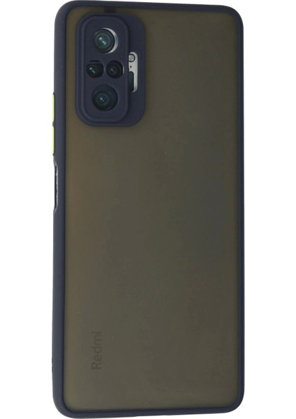 Xiaomi Redmi Note 10 Pro Kılıf Montreal Silikon Kapak - Lacivert fiyatları