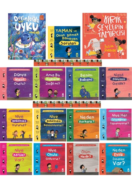 5-6 Yaş- Derinlerde Bir Uyku Masalı, Kırık Şeylerin Tamircisi, Yaman ve Onun Bitmek Bilmeyen SORULARI(14KTP)