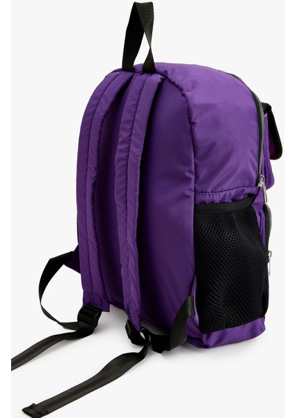 Pembe Detaylı Fermuarlı Okul Çantası, Şık ve Kullanışlı Çocuk Çantası modelleri