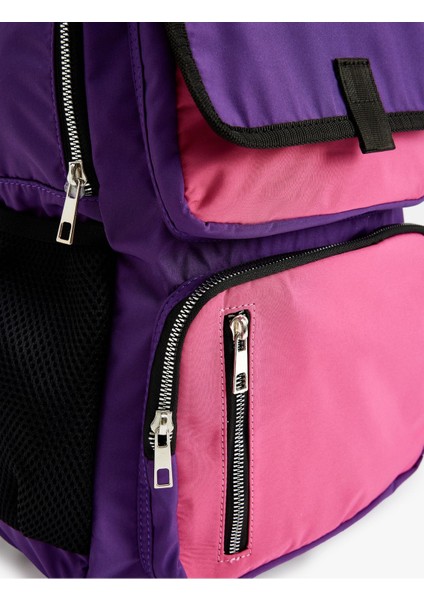 Pembe Detaylı Fermuarlı Okul Çantası, Şık ve Kullanışlı Çocuk Çantası fırsatları