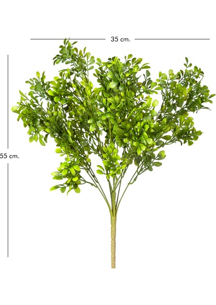 Yapay Bitki Şimşir Demet Koyu Yeşil 55 Cm. fırsatları