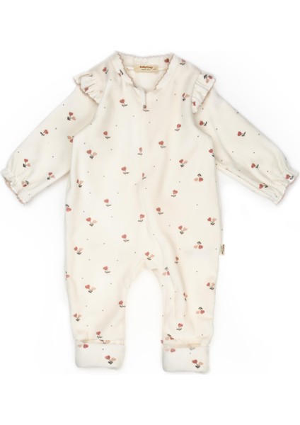 Bebek Uzun Kollu Kadife Tulum %100 Organik Pamuk - Yenidoğan - CSY6058 fiyatları