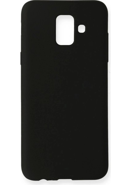 Samsung Galaxy A6 2018 Kılıf First Silikon - Siyah