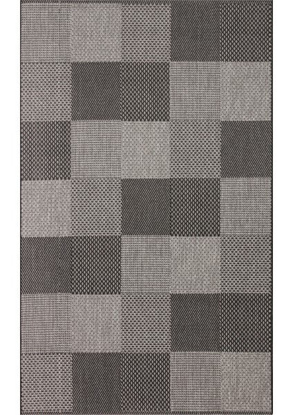 Eko Halı Mono Mno 01 Dark Grey Hav Toz Vermez Sisal Halı Kolay Temizlenen Hasır Dokulu Modern Halı