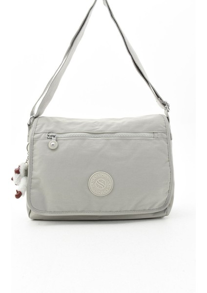 Suya Dayanıklı Unisex Çapraz Askılı Okul ve Omuz Çantası, Gri Renk fiyatları
