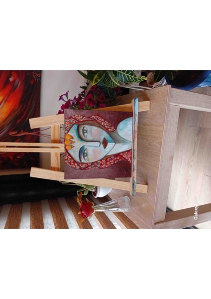 Gelin Köylü Kız Temalı Yağlı Boya Tablo 25*25 modelleri