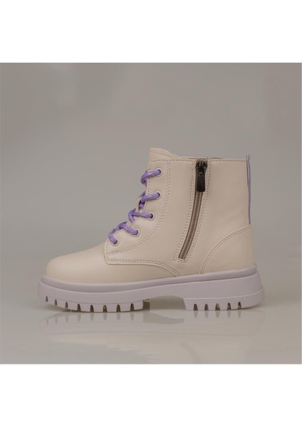 Krem Kız Çocuk Yıldız Detaylı Lux Bot modelleri