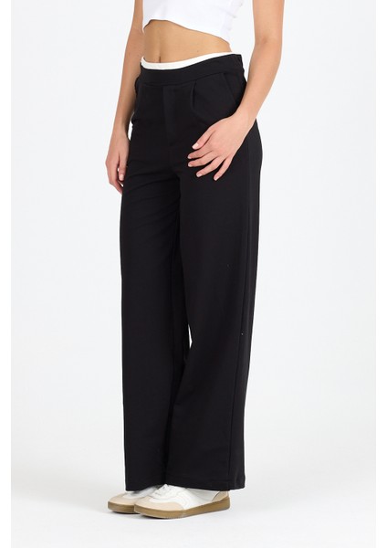 Kadın Kemeri 2 Renk Detaylı Ispanyol Paça Pantolon 5006 fiyatları