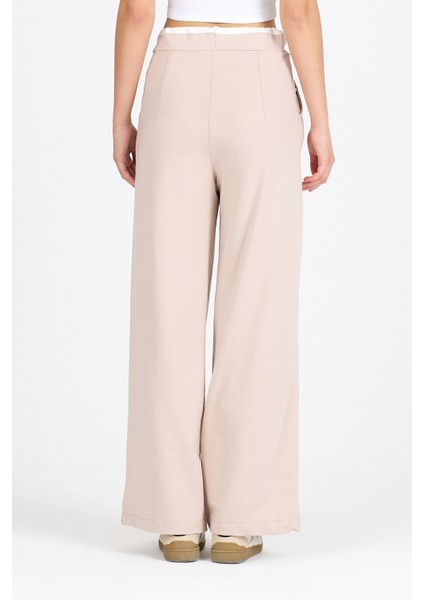 Kadın Kemeri 2 Renk Detaylı Ispanyol Paça Pantolon 5006 fırsatları