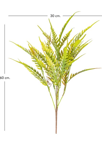 Yapay Fujer - Eğreltiotu Demet Kızıl/yeşil 60 Cm. fırsatları