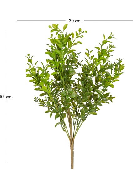 Yapay Bitki Şimşir Demet Koyu Yeşil 55 Cm. fırsatları