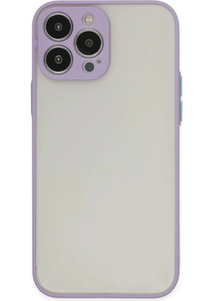 iPhone 15 Pro Kılıf Montreal Silikon Kapak - Mor