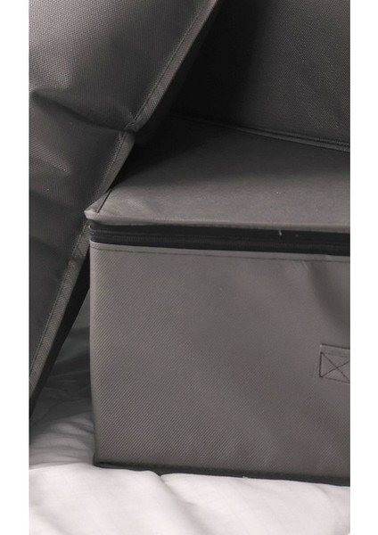 5'li Set 53 x 44 x 21 cm Baza Altı & Dolap Içi Organizer, Yorgan & Yastık Düzenleyici Hurç Antrasit fırsatları