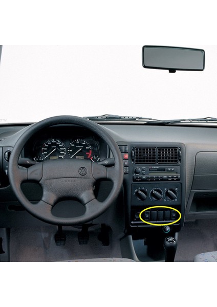 Seat Inca 1996-2003 Düğme Çerçeve Kör Kapağı 2 Adet 6K0957087B fiyatları