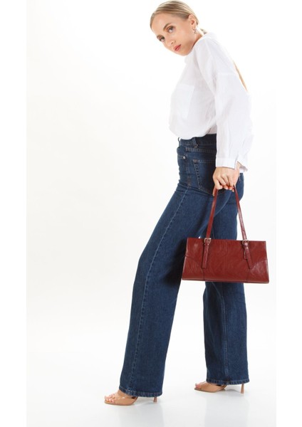 Şık Bordo Cherry El ve Omuz Çantası, Zarif ve Kullanışlı Tasarım modelleri