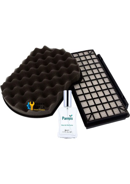 Sıemens Uyumlu IQ500 VSX41A322 Süpürge Hepa ve Toz Haznesi Filtresi Seti