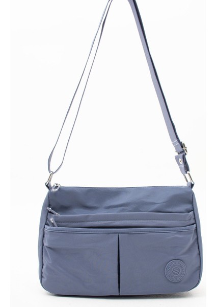 Suya Dayanıklı Çok Cepli Unisex Omuz ve Çapraz Çanta, Şık ve Pratik Kullanım Sağlar.