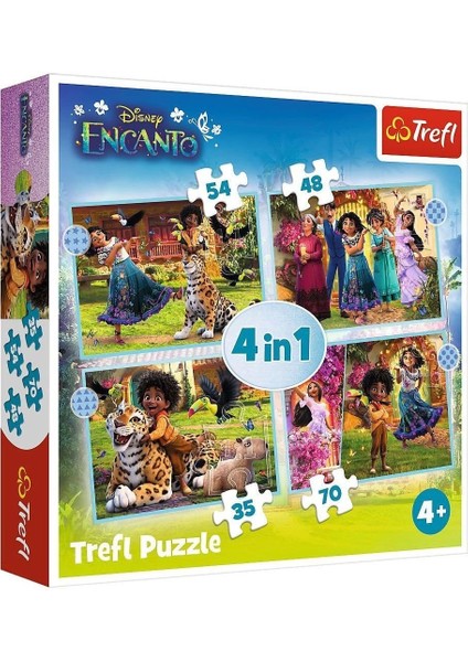 PUZZLE-34615 Disney Encanto 4ın1 Puzzle