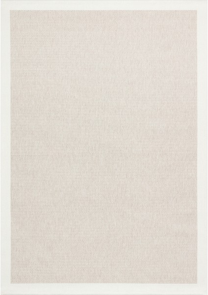 Eko Halı Mono Mno 05 Beige Cream Hav Toz Vermez Sisal Halı Kolay Temizlenen Hasır Dokulu Modern Halı