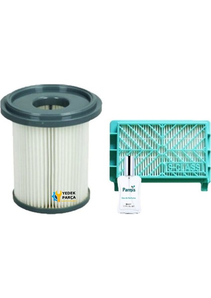 Philips Uyumlu Fc 8734 Süpürge Silindir Filtre Hepa Filtresi Bakım Seti