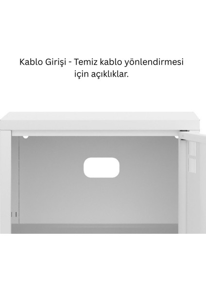 Pera Komodin Kapaklı 41,5 x 40 x 64,50 cm